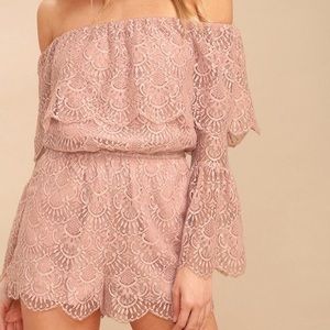 BB Dakota lace romper